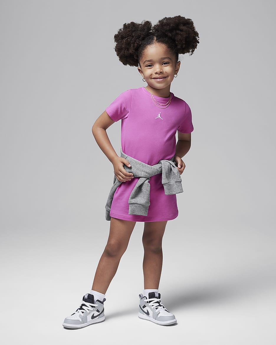 Nike t shirt dress pink store